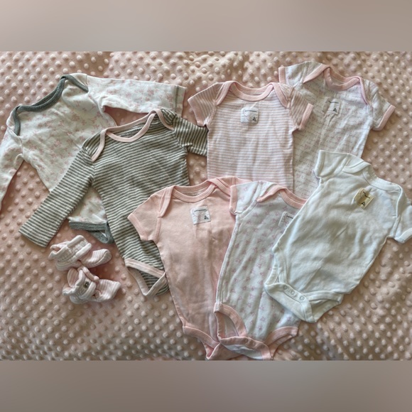 Burt's Bees Baby One Pieces Burts Bees Onesies Booties Poshmark